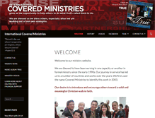 Tablet Screenshot of coveredministries.com